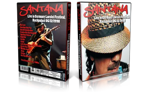Artwork Cover of Carlos Santana 1998-06-12 DVD St Goarshausen Proshot