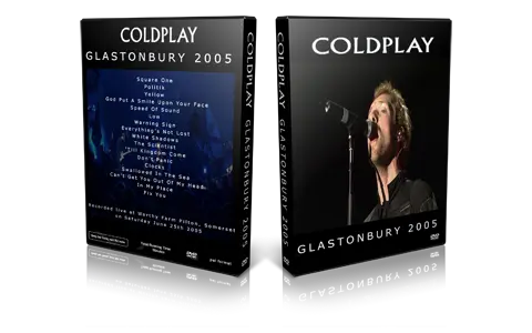 Artwork Cover of Coldplay 2005-06-25 DVD Glastonbury Proshot