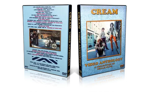 Artwork Cover of Cream Compilation DVD Video Anthology Proshot