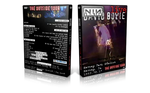 Artwork Cover of David Bowie 1995-09-17 DVD Hershey Audience