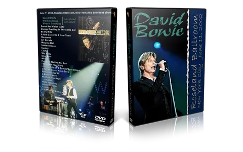 Artwork Cover of David Bowie 2002-06-11 DVD New York City Audience