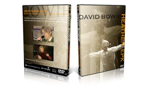 Artwork Cover of David Bowie 2002-06-02 DVD New York City Proshot