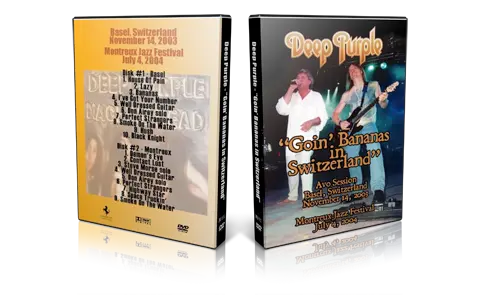 Artwork Cover of Deep Purple 2003-11-14 DVD Basel Proshot