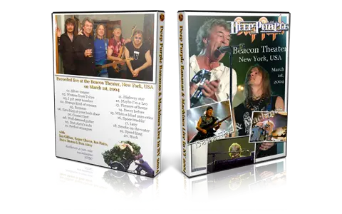 Artwork Cover of Deep Purple 2004-01-03 DVD New York City Audience