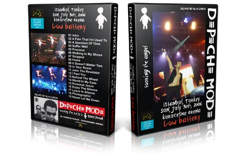 Artwork Cover of Depeche Mode 2006-07-30 DVD Istanbul Audience