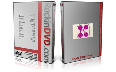 Artwork Cover of Don Kirshner Compilation DVD Rock Concert 1974-1975 Proshot