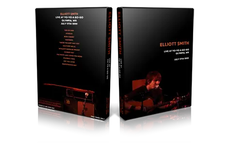 Artwork Cover of Elliott Smith 1999-07-17 DVD Olympia Proshot