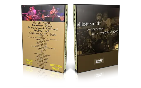 Artwork Cover of Elliott Smith 2000-09-02 DVD Seattle Proshot