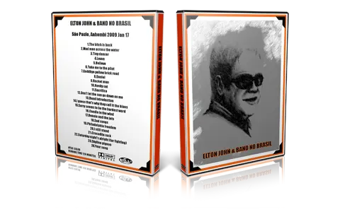 Artwork Cover of Elton John 2009-01-17 DVD Sao Paulo Proshot