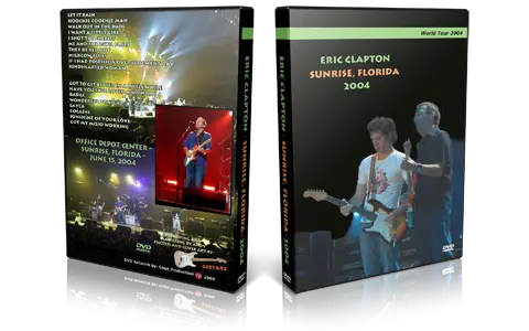Artwork Cover of Eric Clapton 2004-06-15 DVD Sunrise Audience