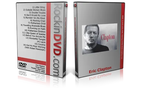 Artwork Cover of Eric Clapton 2008-06-05 DVD Wantagh Audience