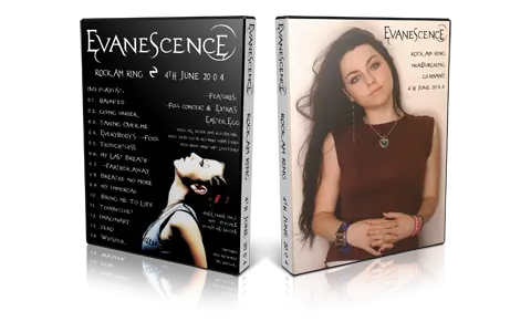 Artwork Cover of Evanescence 2004-06-04 DVD Nurburgring Proshot