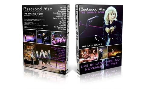 Artwork Cover of Fleetwood Mac 1997-11-30 DVD Landover Audience