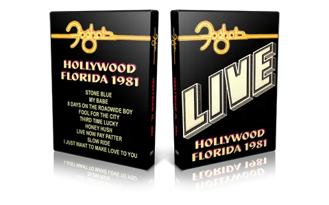 Artwork Cover of Foghat 1981-10-09 DVD Hollywood Proshot