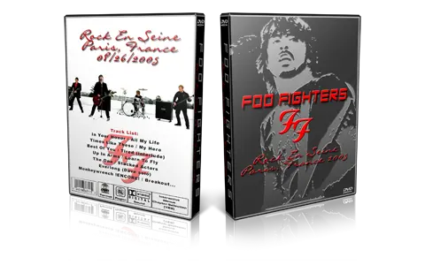 Artwork Cover of Foo Fighters 2005-08-26 DVD Paris Proshot