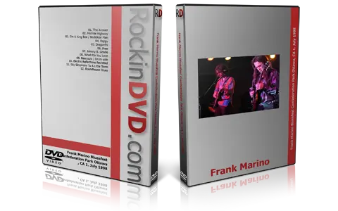 Artwork Cover of Frank Marino 1998-07-01 DVD Ottawa Proshot
