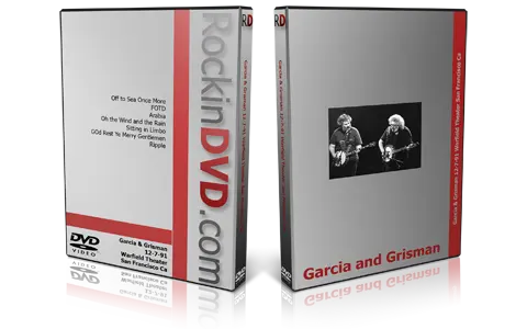 Artwork Cover of Garcia and Grisman 1991-12-07 DVD San Francisco Proshot