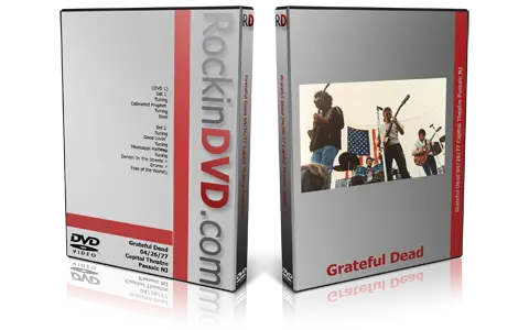 Artwork Cover of Grateful Dead 1977-04-26 DVD Passaic Proshot