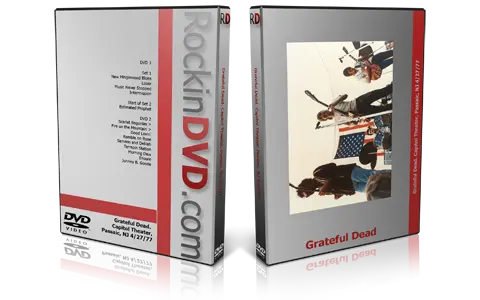 Artwork Cover of Grateful Dead 1977-04-27 DVD Passaic Proshot