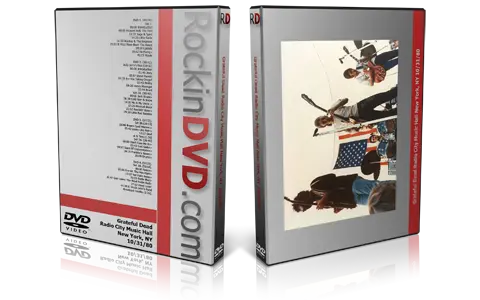 Artwork Cover of Grateful Dead 1980-10-31 DVD New York City Proshot