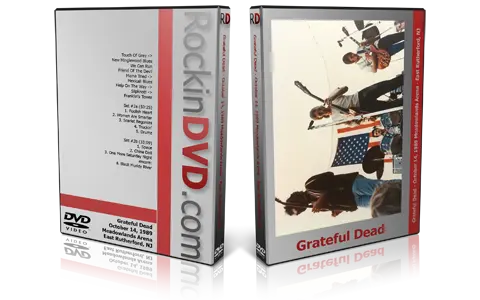 Artwork Cover of Grateful Dead 1989-10-14 DVD East Rutherford Audience