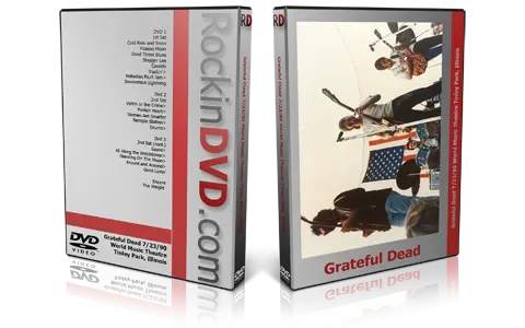 Artwork Cover of Grateful Dead 1990-07-23 DVD Tinley Park Proshot