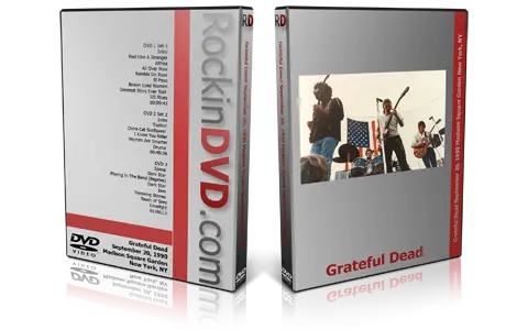 Artwork Cover of Grateful Dead 1990-09-20 DVD New York City Audience