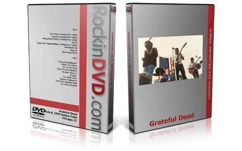 Artwork Cover of Grateful Dead 1995-07-08 DVD Chicago Audience