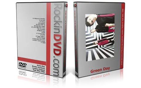 Artwork Cover of Green Day 1995-09-20 DVD London Audience
