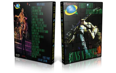 Artwork Cover of Guns N Roses 1991-01-20 DVD Rio De Janeiro Proshot