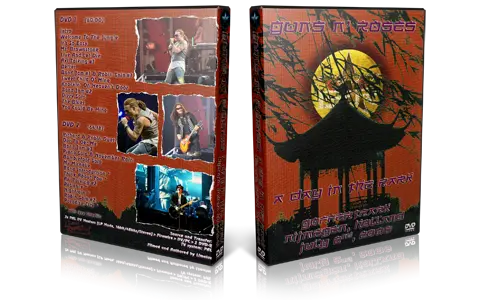 Artwork Cover of Guns N Roses 2006-07-02 DVD Nijmegen Audience