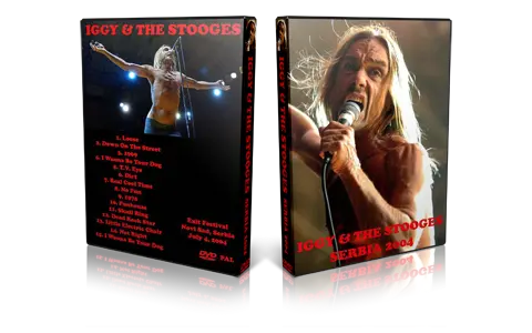 Artwork Cover of Iggy Pop 2004-07-04 DVD Novi Sad Proshot