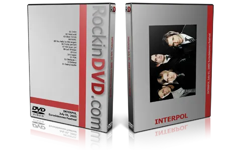 Artwork Cover of Interpol 2005-07-01 DVD Belfort Proshot