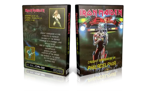 Artwork Cover of Iron Maiden 1987-01-13 DVD Philadelphia Proshot