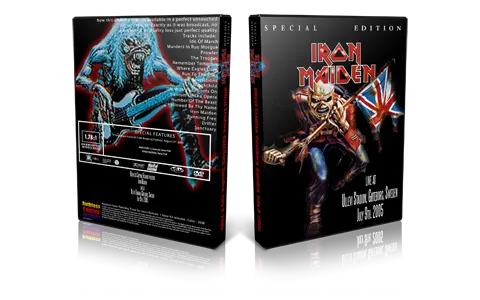 Artwork Cover of Iron Maiden 2005-09-07 DVD Gothenburg Proshot