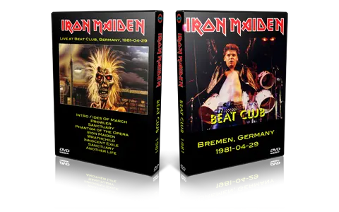 Artwork Cover of Iron Maiden Compilation DVD Bremen 81 Proshot