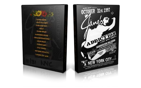 Artwork Cover of Janes Addiction 1997-10-31 DVD New York City Audience