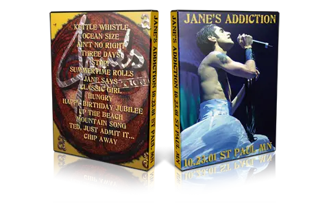 Artwork Cover of Janes Addiction 2001-10-23 DVD St Paul Proshot