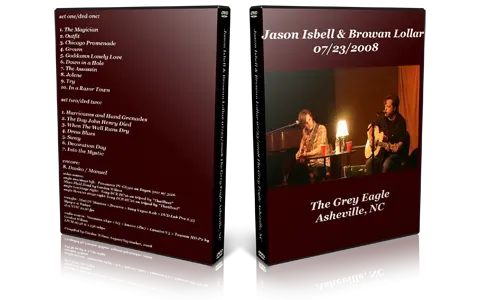 Artwork Cover of Jason Isbell 2008-07-23 DVD Asheville Proshot