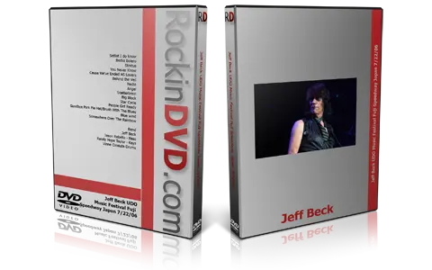 Artwork Cover of Jeff Beck 2006-07-22 DVD Fuji Proshot