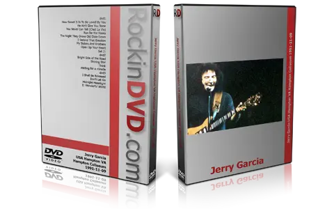 Artwork Cover of Jerry Garcia 1991-11-09 DVD Hampton Audience