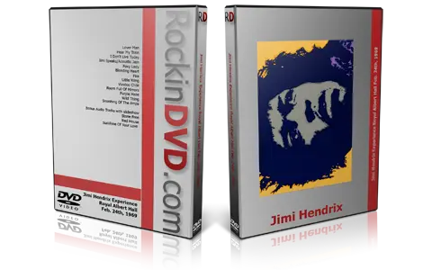 Artwork Cover of Jimi Hendrix 1969-02-24 DVD Royal Albert Hall Proshot