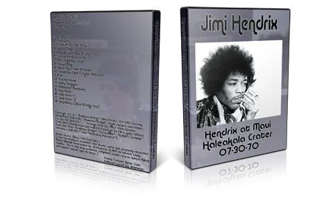 Artwork Cover of Jimi Hendrix 1970-07-30 DVD Maui Proshot