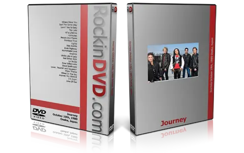 Artwork Cover of Journey  1980-10-10 DVD Osaka Proshot