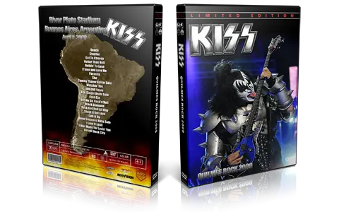 Artwork Cover of KISS 2009-04-05 DVD Buenos Aires Proshot