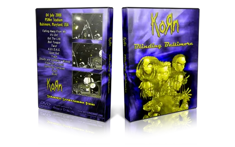Artwork Cover of Korn 1999-01-24 DVD Sydney Proshot