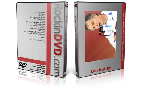 Artwork Cover of Leo Kottke 2005-09-16 DVD St Louis Proshot