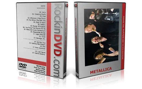 Artwork Cover of Metallica 2006-06-03 DVD Eifle Proshot