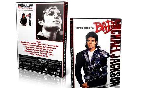 Artwork Cover of Michael Jackson 1987-09-14 DVD Yokohama Proshot