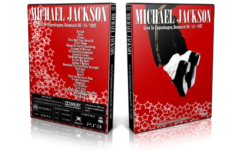 Artwork Cover of Michael Jackson 1997-08-14 DVD Copenhagen Proshot